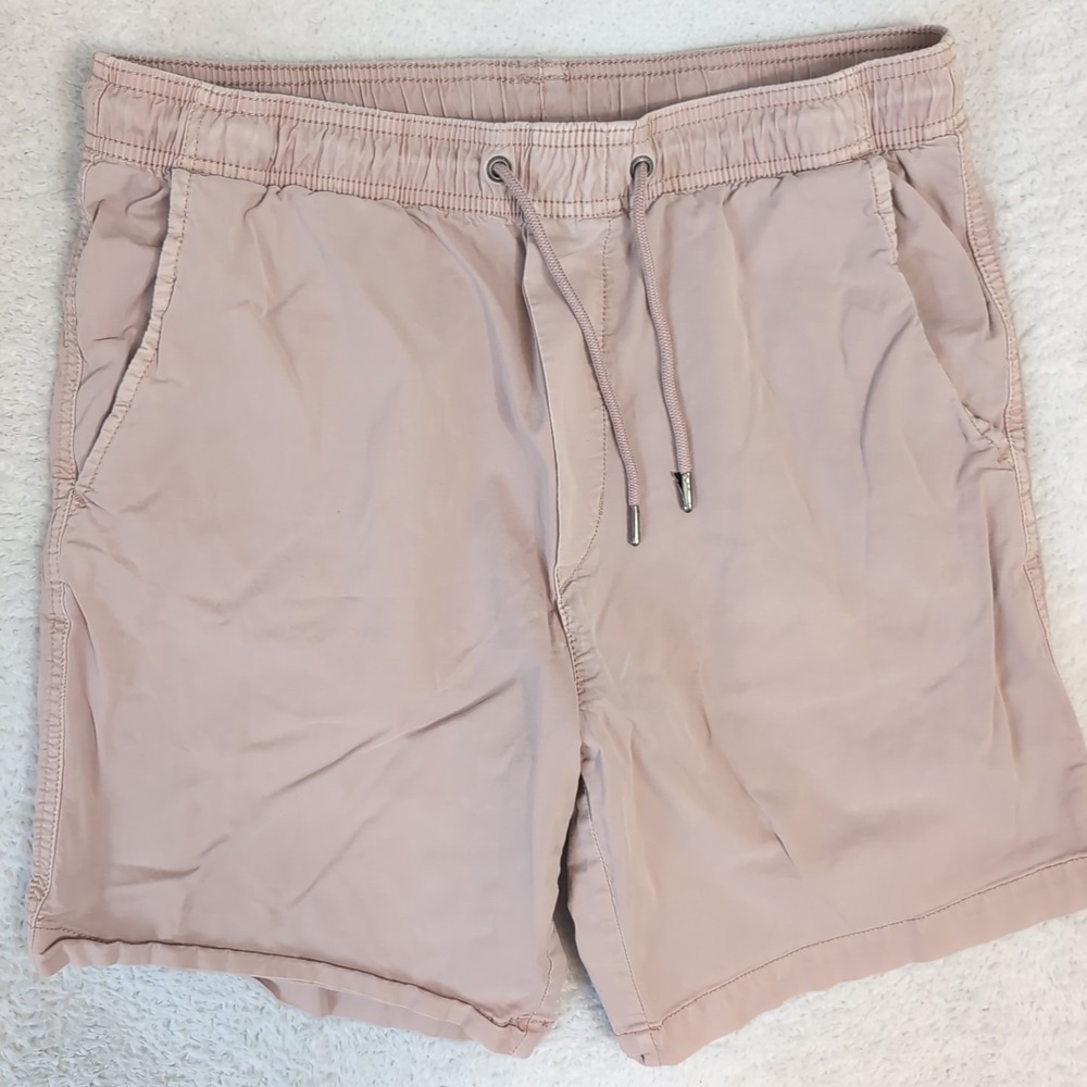 Mens Sm 30"x7" American Eagle Shorts Drawstring Shorts XL Pink Lyocell Stretch